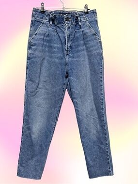 Hollister Light Blue High-Rise Mom Jeans